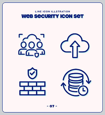 라인일러스트 일러스트 통신 안전 자료 웹 정보 그룹 보호 순환 보안 시스템 온라인 클라우드서비스 개인정보 방화벽 사용자 국내일러스트 AI파일 컨셉 인터넷 모션 서비스 파일형식 벡터