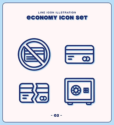 돈 라인일러스트 일러스트 안전 금융 경제 세트 손상 금지 신용카드 소비 금고 엘리먼트 국내일러스트 AI파일 컨셉 재산 파일형식 벡터