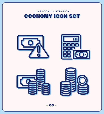 지폐 돈 라인일러스트 일러스트 경고 금융 경제 세트 동전 계산기 재산 회계 세금 엘리먼트 국내일러스트 AI파일 문구용품 장비 파일형식 벡터