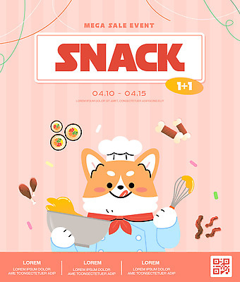 편집이미지 디저트 요리 이벤트 반려동물 세일 과자 요리사 체험 강아지 고객 즐거움 애견간식 참여 이미지편집 AI파일 동물 직업 감정 음식 컨셉 개 파일형식 벡터