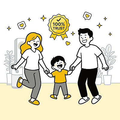 식물 행복 어린이 일러스트 가족 사랑 웃음 부모 믿음 손잡기 점프 즐거움 국내일러스트 AI파일 감정 관계 모션 표정 사람 파일형식 벡터