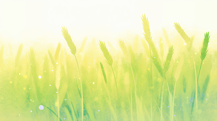 JPG 식물 백그라운드 일러스트 자연 수채화 풍경 연두색 여름 환경 청보리 청보리밭 국내일러스트 AI일러스트 AI콘텐츠 계절 밭 초록색 생태계 보리 파일형식