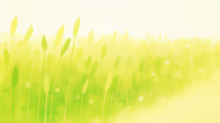 JPG 식물 백그라운드 일러스트 자연 수채화 건강 풍경 초원 연두색 여름 농작물 환경 청보리 청보리밭 국내일러스트 AI일러스트 AI콘텐츠 계절 밭 농업 초록색 생태계 보리 파일형식