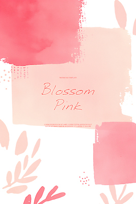 PSD 디자인 분홍색 백그라운드 패턴 일러스트 수채화 그래픽 디지털 카피스페이스 국내일러스트 컬러 무늬 공백 파일형식