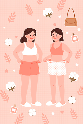 옷 여자 패션 분홍색 가방 일러스트 건강 두명 친구 운동 속옷 편안함 향수 목화솜 스타일 국내일러스트 AI파일 잡화 컬러 관계 사람 화장품 감각 솜 파일형식 벡터