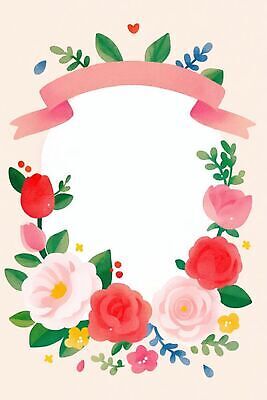 JPG 배너 꽃잎 꽃 잎 일러스트 수채화 공백 꽃프레임 국내일러스트 AI일러스트 AI콘텐츠 식물 프레임 파일형식