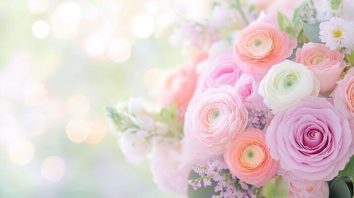 JPG 식물 편집이미지 꽃 꽃다발 화환 봄 편집실사 AI컴퓨터그래픽 AI콘텐츠 계절 CG 파일형식