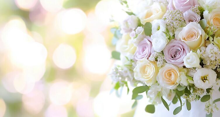 JPG 편집이미지 꽃 꽃다발 결혼식 이벤트 장미 편집실사 AI컴퓨터그래픽 AI콘텐츠 식물 결혼 CG 파일형식