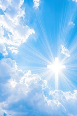 JPG 구름 편집이미지 기독교 종교 하늘색 십자가 자연 하늘 빛 햇빛 태양 희망 천주교 기도 예배 이미지편집 AI컴퓨터그래픽 AI콘텐츠 자연요소 감정 파란색 생태계 파일형식