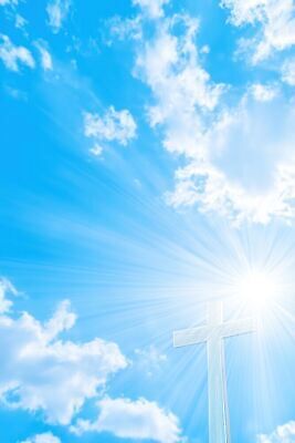JPG 구름 편집이미지 기독교 종교 십자가 자연 하늘 빛 햇빛 태양 천주교 이미지편집 AI컴퓨터그래픽 AI콘텐츠 자연요소 생태계 파일형식