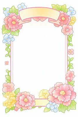 JPG 꽃 리본 잎 일러스트 봄꽃 프레임 카네이션 국내일러스트 AI일러스트 AI콘텐츠 식물 봄 파일형식