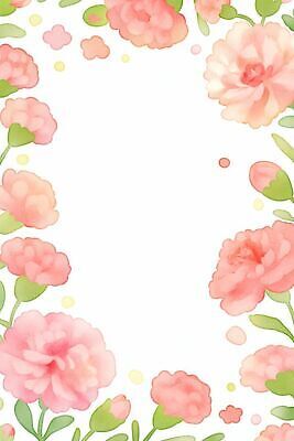 JPG 식물 꽃잎 꽃 분홍색 일러스트 봄꽃 수채화 프레임 국내일러스트 AI일러스트 AI콘텐츠 컬러 봄 파일형식