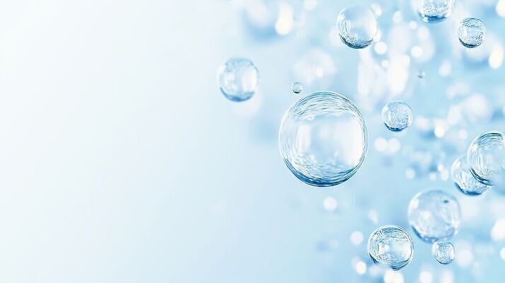 JPG 편집이미지 백그라운드 물 파란색 물방울 투명 수분 버블 이미지편집 AI컴퓨터그래픽 AI콘텐츠 자연요소 컬러 파일형식