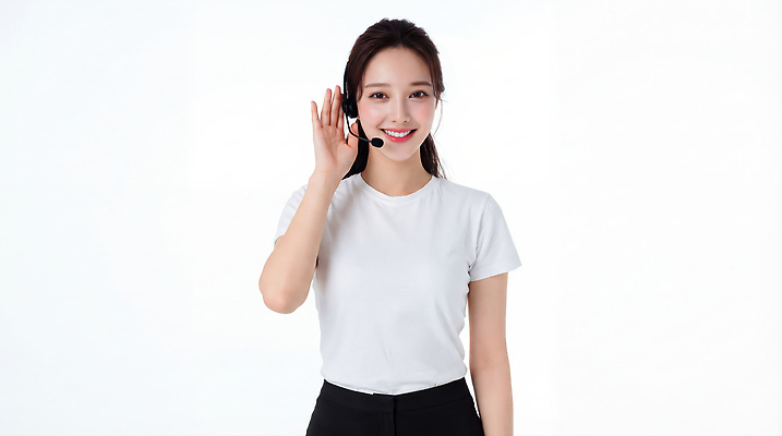 JPG 편집이미지 손 여자 티셔츠 모션 대화 한명 웃음 헤드폰 흰색 인사 상담원 마이크 전달 소통 의료성형뷰티 편집실사 AI인물포토 AI콘텐츠 1 컬러 음향기기 컨셉 셔츠 표정 말하기 사람 신체부위 예절 사무원 CG 파일형식 AI포토