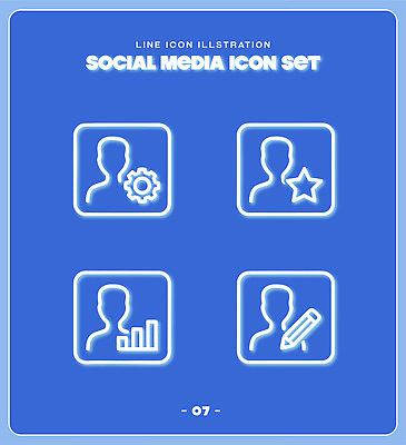 아이콘 편집 디자인 통계 그래픽 라인아이콘 심플 설정 소셜네트워크 소셜미디어 웹디자인 즐겨찾기 2D아이콘 AI파일 파일형식 벡터