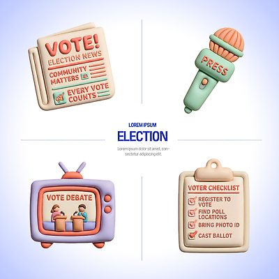 PSD 편집이미지 정보 뉴스 토론 투표 선거 민주주의 마이크 보고서 언론 정책 체크리스트 편집3D 음향기기 3D 파일형식