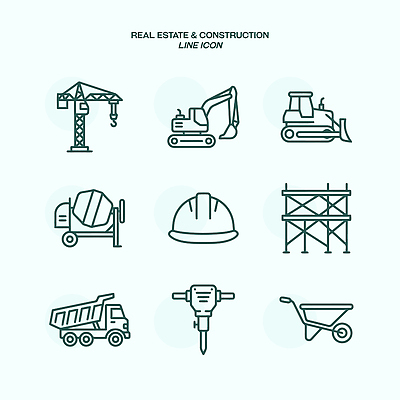 건축 일러스트 기술 공사 안전 기계 장비 구조물 굴착기 기중기 덤프트럭 국내일러스트 AI파일 건설업 트럭 중장비 파일형식 벡터
