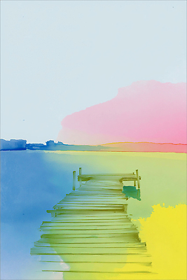 JPG 나무 분홍색 백그라운드 일러스트 자연 하늘 바람 수채화 풍경 초록색 파란색 노란색 다리 물가 수면 평지 국내일러스트 AI일러스트 AI콘텐츠 자연요소 식물 컬러 날씨 땅 생태계 파일형식