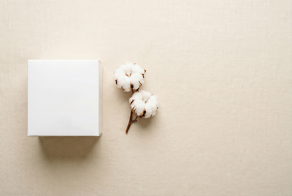 JPG 편집이미지 자연 일상 생활 상자 솜 오브젝트 유기농 목화꽃 생리대 목화솜 편집실사 AI포토 AI콘텐츠 웰빙 꽃 라이프 CG 생태계 여성용품 파일형식