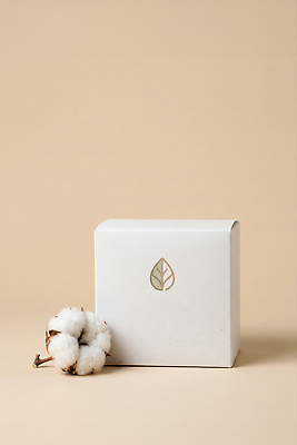 JPG 편집이미지 디자인 포장 자연 상자 상품 유기농 소재 단순화된 목화꽃 생리대 목화솜 편집실사 AI포토 AI콘텐츠 웰빙 꽃 솜 CG 생태계 여성용품 파일형식