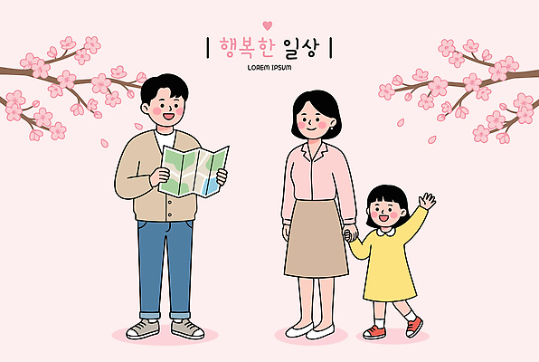 공원 여자 남자 꽃 지도 일러스트 가족 자연 함께함 웃음 소녀 소풍 즐거움 국내일러스트 AI파일 식물 공공시설 감정 어린이 컨셉 관계 표정 사람 야외활동 생태계 파일형식 벡터