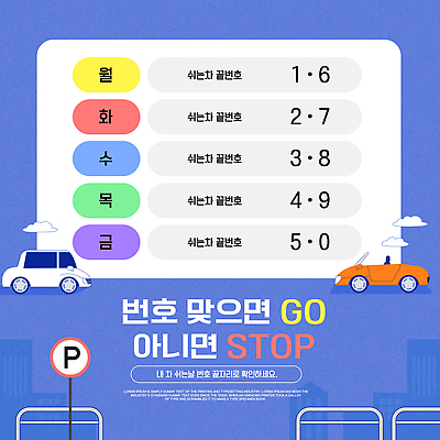 템플릿 육상교통 알림판 사회이슈 파일형식 벡터 주차 자동차 정보 규칙 안내 표지판 이미지템플릿 AI파일 정책 차량5부제