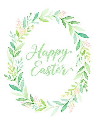 식물 기념일 꽃 컨셉 이벤트 생태계 파일형식 부활절 화환 수채화 장식 잎 디자인 그림 자연 축하 예술 PSD 국내일러스트 일러스트