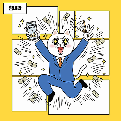 행복 백그라운드 돈 일러스트 비즈니스 직장 정장 핸드폰 고양이 기쁨 춤 직장인 결과 즐거움 월급 입금 국내일러스트 AI파일 직업 옷 감정 컨셉 회사 포유류 문화예술 전자제품 반려동물 재산 파일형식 벡터