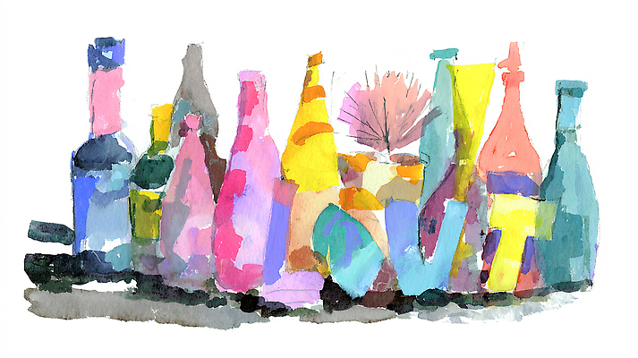 JPG 모양 디자인 예술 컬러 일러스트 추상 수채화 장식 물감 다양 배열 오브젝트 그림 국내일러스트 AI일러스트 AI콘텐츠 다수 무늬 미술도구 파일형식