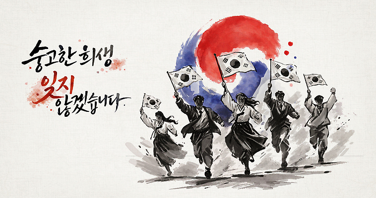 기념일 감정 아시아 모션 이벤트 국기 국민 파일형식 호국보훈의달 독립운동가 태극기 행진 한국 역사 독립 시민 문화 열정 상징 희망 전통 PSD 일러스트 국내일러스트 희생 캘리그라피 현충일 독립운동