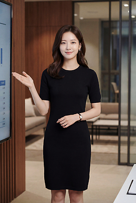JPG 편집이미지 여자 비즈니스 회의 사무실 가리킴 업무 발표 강의 소통 의료성형뷰티 편집실사 AI인물포토 AI콘텐츠 컨셉 사람 손짓 작업 CG 파일형식 AI포토