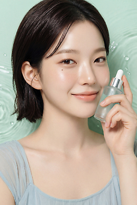 JPG 편집이미지 여자 관리 웃음 화장 뷰티 물방울 상품 피부 피부관리 스킨케어 방법 의료성형뷰티 편집실사 AI인물포토 AI콘텐츠 표정 사람 신체부위 CG 파일형식 AI포토