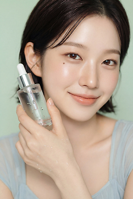 JPG 모델 편집이미지 여자 얼굴 짧은머리 미소 화장 뷰티 촬영 화장품 피부 피부관리 스킨케어 의료성형뷰티 세럼 편집실사 AI인물포토 AI콘텐츠 헤어스타일 표정 사람 신체부위 CG 파일형식 AI포토