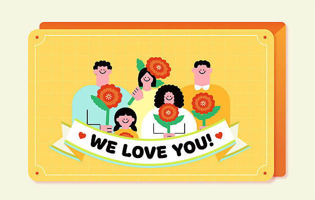 여자 기념일 꽃 행복 어린이 일러스트 가족 관계 함께함 사랑 웃음 여러명 성인 카드 어버이날 카네이션 즐거움 가정의달 소통 국내일러스트 AI파일 식물 감정 다수 컨셉 표정 사람 이벤트 5월 파일형식 벡터 날짜