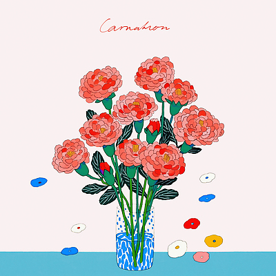 PSD 식물 꽃 분홍색 패턴 일러스트 자연 탁자 꽃병 어버이날 스승의날 카네이션 화사함 가정의달 정물화 가정의날 국내일러스트 기념일 컬러 가구 컨셉 무늬 5월 그림 생태계 파일형식