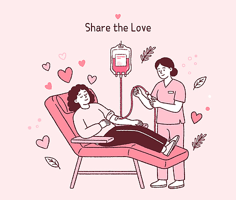 의자 일러스트 의학 생명 건강 병원 사랑 사람 장비 간호사 봉사 도움 혈액 헌혈 기부 자선 조작 국내일러스트 AI파일 감정 캠페인 가구 컨셉 의료진 파일형식 벡터