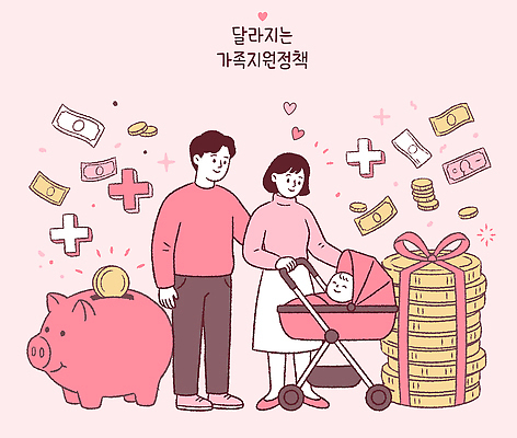 커플 감정 가족 관계 사람 금융 아기용품 재산 정책 파일형식 벡터 지원 육아 아기 유모차 돈 저축 통장 부부 경제 생활 부모 행복 성장 일러스트 국내일러스트 AI파일 정부정책