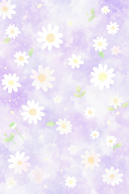 JPG 꽃 패턴 꽃백그라운드 일러스트 수채화 보라색 봄 기쁨 그림 화사함 색채 생동감 국내일러스트 AI일러스트 AI콘텐츠 식물 계절 감정 컬러 백그라운드 컨셉 무늬 파일형식