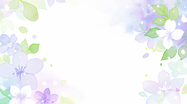 JPG 식물 꽃 잎 꽃백그라운드 일러스트 수채화 밝음 미술 보라색 그림 부드러움 화사함 조화 뷰티풀 국내일러스트 AI일러스트 AI콘텐츠 컬러 백그라운드 컨셉 문화예술 감각 파일형식