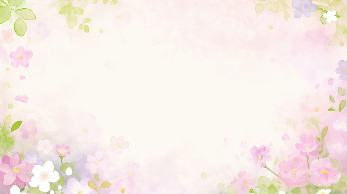 JPG 식물 꽃 잎 꽃백그라운드 일러스트 수채화 보라색 봄 그림 밝은색 뷰티풀 국내일러스트 AI일러스트 AI콘텐츠 계절 컬러 백그라운드 파일형식