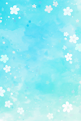 JPG 디자인 꽃 컬러 하늘색 꽃백그라운드 일러스트 수채화 파란색 봄 순수 그림 부드러움 감성 뷰티풀 국내일러스트 AI일러스트 AI콘텐츠 식물 계절 백그라운드 컨셉 감각 파일형식