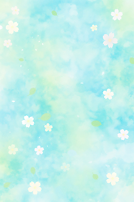 JPG 디자인 계절 꽃 컬러 하늘색 잎 꽃백그라운드 일러스트 수채화 봄 그림 파란배경 화사함 감성 뷰티풀 보테니컬아트 국내일러스트 AI일러스트 AI콘텐츠 식물 백그라운드 컨셉 파란색 파일형식