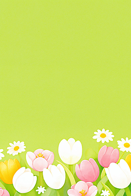 JPG 식물 디자인 꽃 화초 컬러 꽃백그라운드 일러스트 자연 생명 초록색 정원 봄 튤립 원예 데이지 화사함 국내일러스트 AI일러스트 AI콘텐츠 계절 백그라운드 컨셉 취미 생태계 파일형식