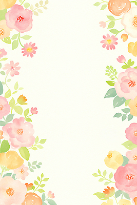 JPG 디자인 꽃잎 꽃 화초 백그라운드 잎 일러스트 자연 수채화 봄 부드러움 조화 꽃프레임 국내일러스트 AI일러스트 AI콘텐츠 식물 계절 프레임 감각 생태계 파일형식