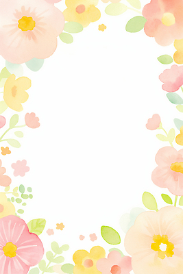 JPG 디자인 꽃 예술 백그라운드 일러스트 자연 프레임 물감 봄 부드러움 꽃프레임 국내일러스트 AI일러스트 AI콘텐츠 식물 계절 미술도구 감각 생태계 파일형식