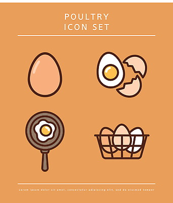 음식 일러스트 요리 바구니 계란 프라이팬 계란프라이 계란껍데기 반숙 국내일러스트 AI파일 주방용품 알 계란요리 파일형식 벡터