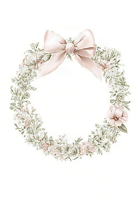 JPG 식물 꽃 리본 예술 일러스트 수채화 화환 빈티지 꽃프레임 국내일러스트 AI일러스트 AI콘텐츠 컨셉 프레임 파일형식