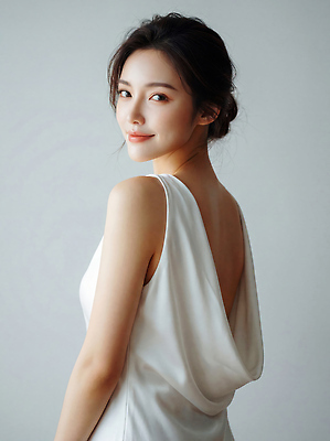 JPG 편집이미지 헤어스타일 드레스 여자 패션 포즈 미소 뷰티 머리 의료성형뷰티 스타일 외모 편집실사 AI인물포토 AI콘텐츠 옷 표정 사람 신체부위 CG 파일형식 AI포토