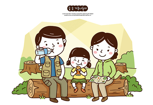 나무 행복 어린이 일러스트 가족 자연 휴식 부모 소풍 야외활동 쿠키 식사 탐험 숲 먹기 즐거움 국내일러스트 AI파일 식물 감정 컨셉 관계 모션 디저트 사람 생태계 파일형식 벡터