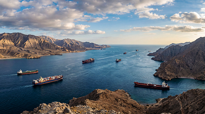 JPG 편집이미지 바다 자연 산 항해 풍경 해변 항구 운송업 배 사회이슈 선박 편집실사 AI포토 AI콘텐츠 호르무즈해협 산업 컨셉 수상교통 교통시설 CG 생태계 파일형식